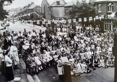 QE II Coronation Party Victoria Avenue 1953